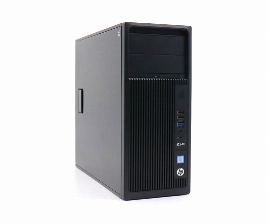 hp Z240 Tower Workstation Xeon E3-1225 v6 3.3GHz 32GB 256GB(新品SSD) Quadro P2000 Windows10 Pro 64bit 中古