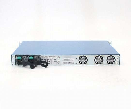 paloalto PA-850 AC*2 VPN対応ファイアウォールルーター ラッキングブラケット装着済 冗長電源 設定初期化済 中古_1