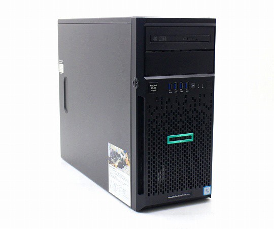 hp ProLiant ML30 Gen9 Xeon E3-1230 v5 3.4GHz 8GB 1TBx2台 DVD-ROM Smart Array B140i ECCメモリ使用 中古