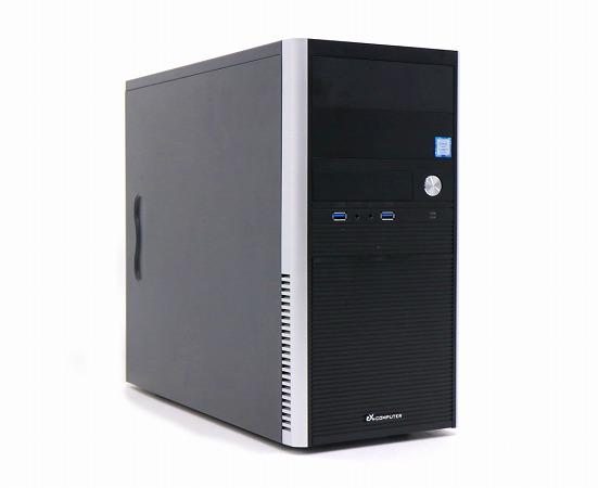 TSUKUMO AeroStream RM7J-D180/T2 Core i7-8700 3.2GHz 16GB 512GB(新品SSD)+1TB(HDD) HDMI/DVI-D/アナログRGB出力 Windows11 Pro 64bit パソコン本体のみ