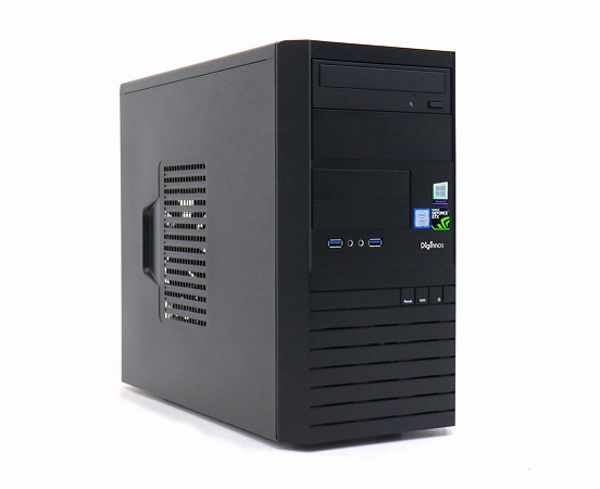 Diginnos Magnate MH Core i5-8400 2.8GHz 16GB 256GB(NVMe SSD)+1TB(HDD) GeForce GTX1050 Ti Windows11 Pro 64bit ゲーミングPC 