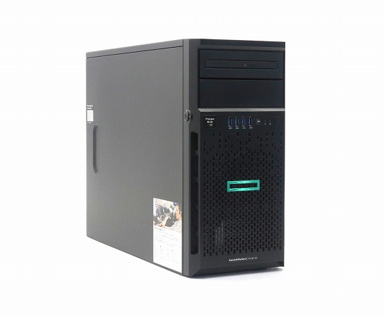 hp ProLiant ML30 Gen9 Xeon E3-1220 v6 3GHz 16GB 300GBx2台(SAS2.5インチ/12Gbps/RAID1構成) SmartArray P440 難有 中古