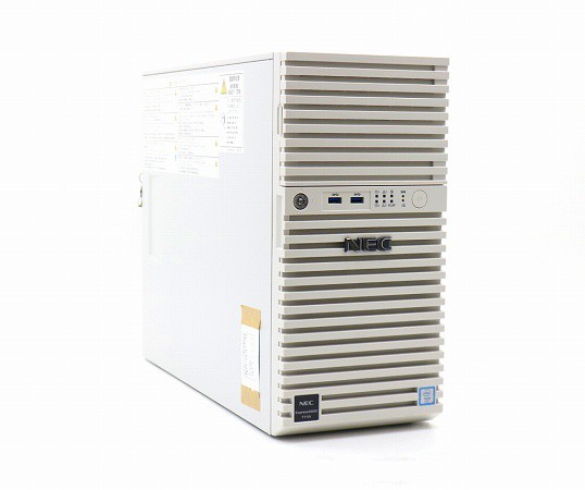 NEC Express5800/T110i Xeon E3-1220 v6 3GHz 8GB 1.2TBx4台(SAS2.5インチ/12Gbps/RAID6構成) AC*2 MegaRAID MR9362-8i 1GB 中古