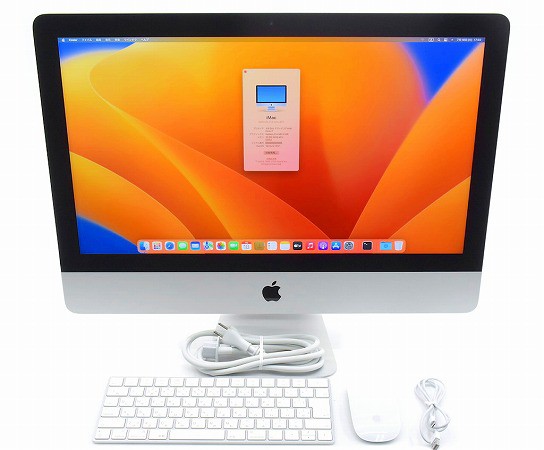 Apple iMac Retina 4K 21.5インチ 2017 Core i7-7700 3.6GHz 16GB 1TB(HDD)  32GB(APPLE SSD) Radeon Pro 560 macOS Ventura 中古｜au PAY マーケット