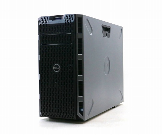 DELL PowerEdge T330 Xeon E3-1240 v6 3.7GHz 32GB 1.2TBx2台(SAS2.5インチ/12Gbps/RAID1構成) DVD-ROM AC*2 PERC H330 中古の通販は