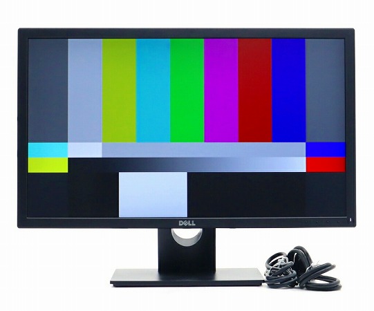 【並品】DELL E2417H 23.8インチ非光沢IPSパネル フルHD 1920x1080ドット DisplayPort/アナログRGB入力 中古