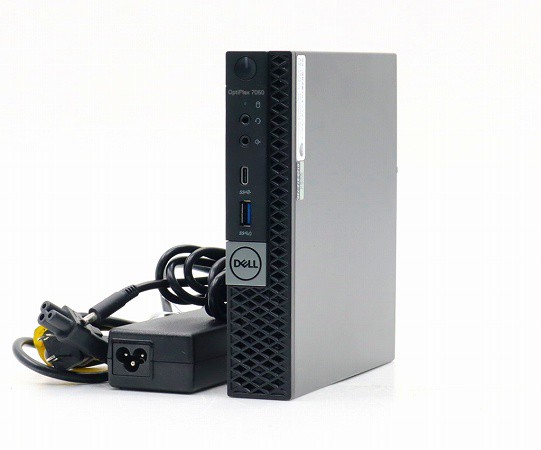 DELL Optiplex 7060 Micro Core i5-8500T 2.10GHz 16GB 256GB(NVMe SSD) DisplayPort x2出力 Windows11 Pro 64bit 中古