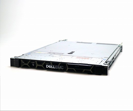 DELL PowerEdge R440 Xeon Silver 4112 2.6GHz 16GB 300GBx2台(SAS2.5インチ/12Gbps/RAID1構成) DVD-ROM AC*2 PERC H730P 中古