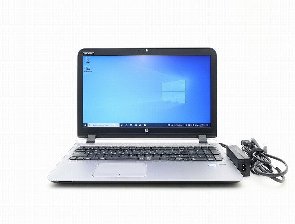 hp ProBook 450 G3 Core i5-6200U 2.3GHz 8GB 256GB(SSD) 15.6インチ非光沢パネル FWXGA 1366x768ドット Windows10 Pro 64bit 難有 中古