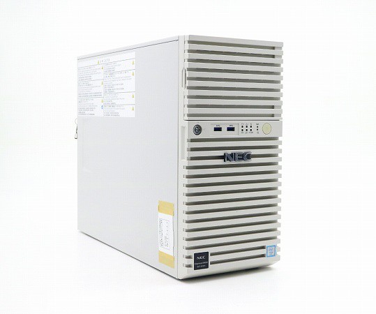 NEC Express5800/GT110h Xeon E3-1220 v5 3GHz 8GB 500GBx2台(SATA3.5インチ/RAID1構成) DVD-ROM MegaRAID SAS 9341-8i 中古