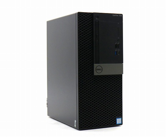 DELL Optiplex 7060 Tower Core i5-8500 3GHz 8GB 256GB(SSD) DisplayPort x2出力 DVD+-RW Windows11 Pro 64bit 中古