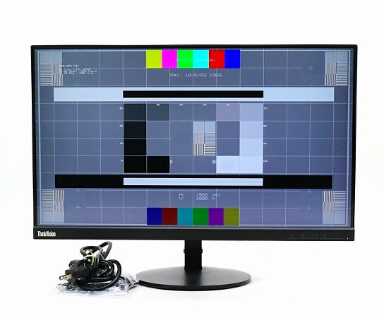 【並品】Lenovo ThinkVision S24e-10 23.8インチ非光沢VAパネル フルHD 1920x1080ドット HDMI/アナログRGB入力 中古