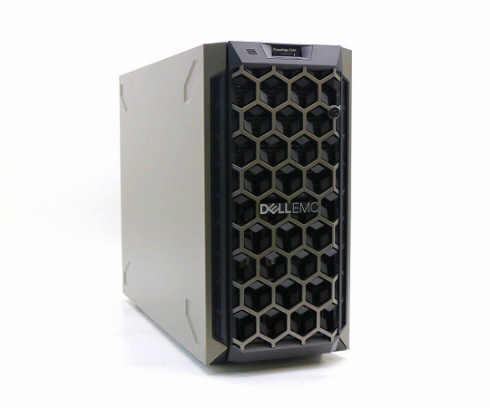 DELL PowerEdge T340 Xeon E-2224 3.4GHz 16GB 600GBx2台(SAS3.5インチ/6Gbps/RAID1構成) DVD-ROM PERC H330 中古