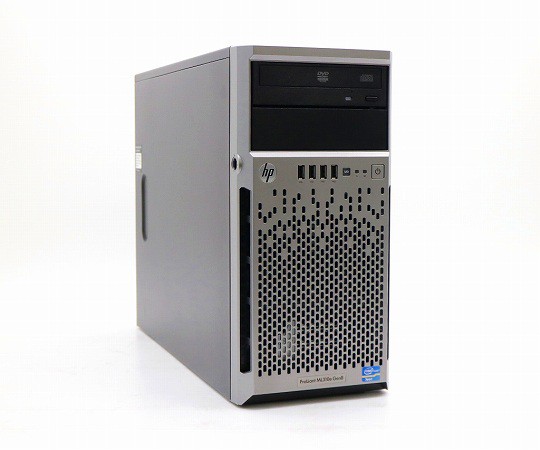 hp ProLiant ML310e Gen8 Xeon E3-1220 v2 3.1GHz 8GB 1TBx2台(SATA3.5インチ/RAID1構成) DVD+-RW SmartArray B120i 中古