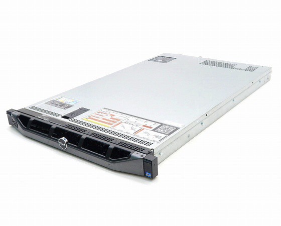 DELL PowerEdge R620 Xeon E5-2697 v2 2.7GHz*2 256GB 400GBx2台(SATA SSD2.5インチ/RAID1構成) DVD-ROM やや難有 中古