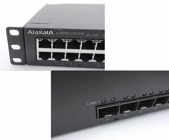 Alaxala AX3650S-24T6XW アドバンストモデル 24ポート1000BASE-T 6