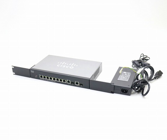 CISCO SG300-10MPP V03 10ポート1000BASE-T搭載 L3スイッチ F/Wバージョン 1.4.2.4 設定初期化済 中古