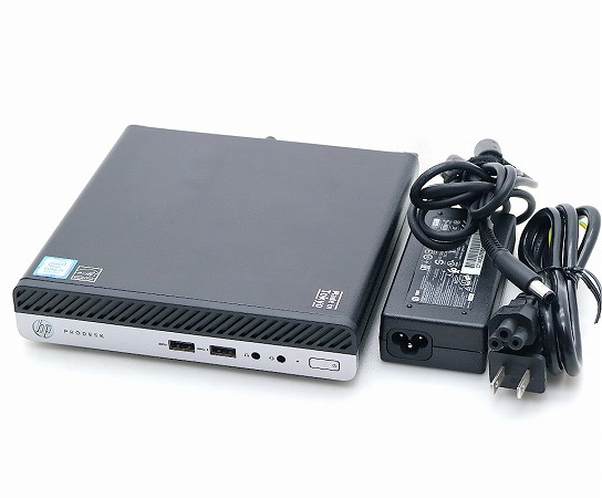 hp ProDesk 400 G4 DM Core i5-8500T 2.1GHz 8GB 256GB(新品NVMeSSD) DisplayPort x2/アナログRGB出力 Windows11 Pro 64bit 中古