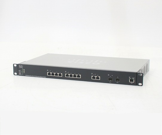 Cisco SG350XG-2F10-K9 V01 10ポート10GBASE-T 2ポートSFP+搭載 L3スイッチ F/Wバージョン 2.4.5.71 設定初期化済 中古 29,120円