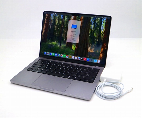 Apple - 美品　Macbook Pro M1 14.2インチ 2021 スペースグレイ MacBook Pro Apple Macbook 14インチ ノートパソコン 2021
