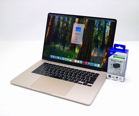 2023 MacBook Air 15インチ ［スターライト］ Refurbished Apple MacBook Air 15-inch M2 (Starlight, 2023