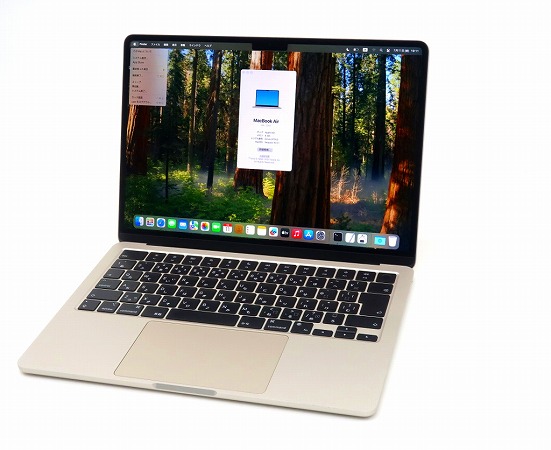 蟹*所様 【ほぼ未使用】MacBook Air M2 256GB スターライト1 蟹*所様 【ほぼ未使用】MacBook Air M2 256GB スターライト1