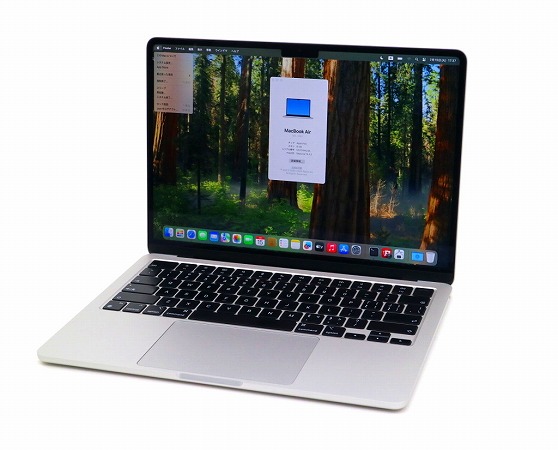 Apple MacBook Air 13インチ M2 2022 シルバー Apple M2 3.49GHz