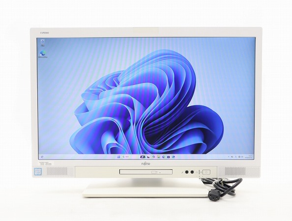 富士通 ESPRIMO K558/B Core i5-9500T 2.2GHz 16GB 256GB(SSD) 23.8インチ フルHD 1920x1080ドット Windows11 Pro 64bit 中古