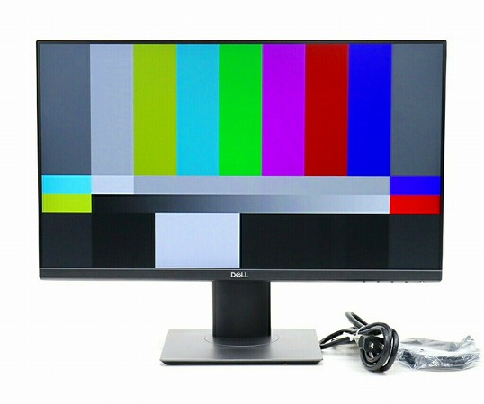 【並品】DELL P2319H 23インチ非光沢IPSパネル フルHD 1920x1080ドット HDMI/DisplayPort/アナログRGB入力 中古