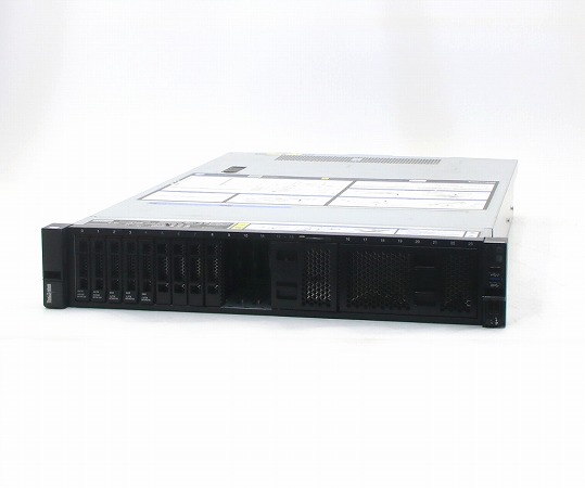 Lenovo ThinkSystem SR650 Xeon Gold 5118 2.3GHz(24スレッドCPUx2基) 64GB 240GBx2台+1.2TBx3台中古