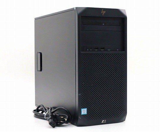 hp Z2 Tower G4 Xeon E-2124G 3.4GHz 32GB 512GB(新品 Z Turbo Drive G2) DisplayPort x2出力 DVD-ROM Windows10 Pro 中古