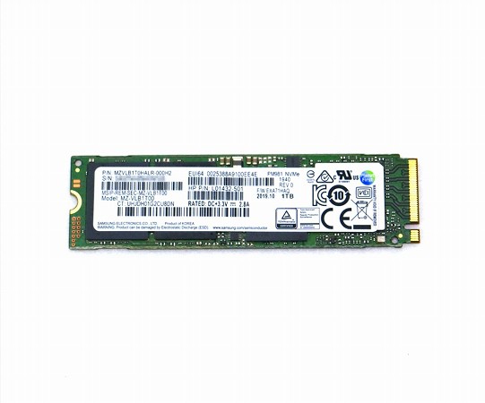 ◇Samsung PM981 NVMe 1TB NVMe SSD Crystal Disk Infoにて正常動作確認済み 中古の通販は