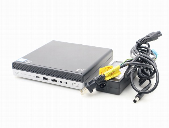 hp EliteDesk 800 G4 DM Core i5-8500T 2.1GHz 8GB 256GB(NVMeSSD) HDMI/DisplayPort x2出力 Windows11 Pro 64bit 小難 中古
