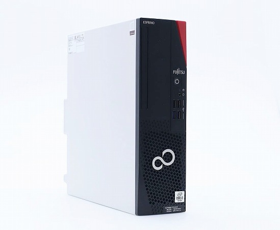 富士通 ESPRIMO D7010/E Core i3-10100 3.6GHz 8GB 256GB(新品SSD) DisplayPort x2出力 Windows11 Pro 64bit 中古