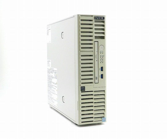 NEC Express5800/T110h-S(水冷) Xeon E3-1220 v5 3GHz 8GB 500GBx2台(SATA3.5インチ/RAID1構成) DVD-ROM ECCメモリ使用 中古