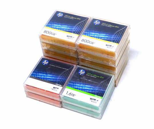 【新品未開封】hp 14巻セット C7974A LTO4 Ultrium RW 1.6TB 2巻/C7973A LTO3 Ultrium RW 800GB 10巻/C7978A LTO Ultrium 2巻の通販はその他パソコン・PC周辺機器