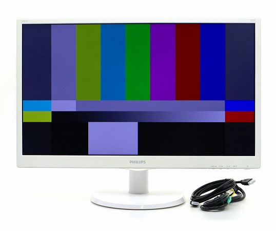 【並品】PHILIPS 243V5Q 23.6インチ非光沢MVAパネル フルHD 1920x1080ドット HDMI/DVI-D/アナログRGB入力 中古の通販は 8,600円