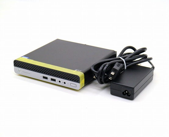 hp ProDesk 400 G4 DM Core i3-8100T 3.1GHz 8GB 256GB(新品NVMe SSD) DisplayPort/アナログRGB出力 Windows11 Pro 64bit 中古