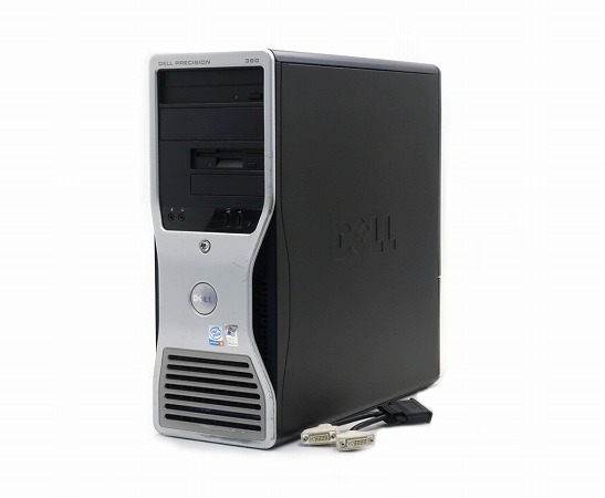 DELL Precision 380 Pentium4 2.8GHz 2GB 500GB(HDD) Quadro NVS285(64MB) WindowsXP Pro 32bit 難有 中古
