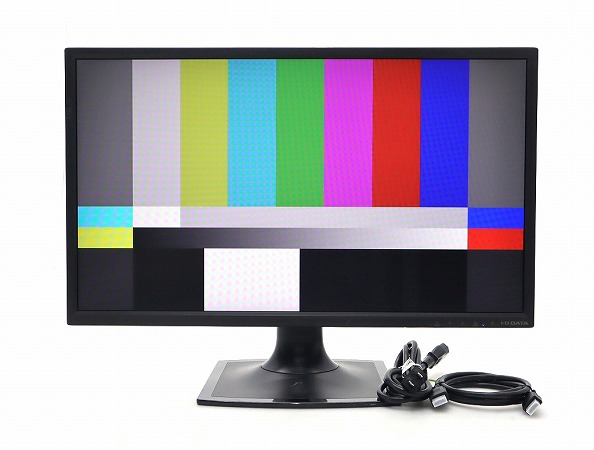 IO DATA LCD-MF244EDSB 23.8インチ非光沢ADSパネル フルHD 1920x1080ドット HDMI/DVI-D/アナログRGB入力 目立つ使用感あり 中古