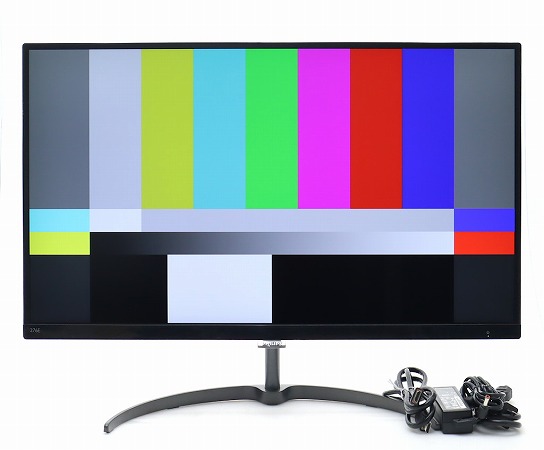 【並品】PHILIPS 276E8VJSB/11 27インチ非光沢IPSパネル 4K 3840x2160ドット HDMI x2/DisplayPort入力 中古