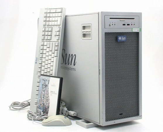 Sun Ultra 25 UltraSPARC-3i 1.33MHz 8GB 250GB(空マウンタ2個あり) XVR-100 OSなし 中古