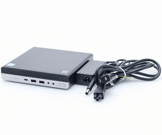 hp EliteDesk 800 G3 DM Core i5-6500T 2.5GHz 8GB 256GB(NVMeSSD) DisplayPort x2/アナログRGB出力 Windows10 Pro 64bit 中古