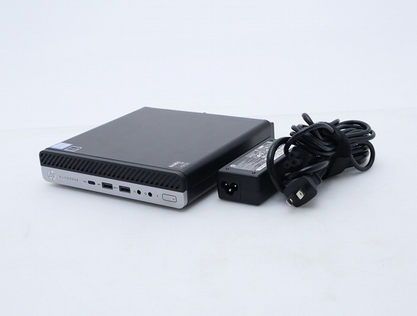 hp EliteDesk 800 G4 DM Core i5-8500T 2.1GHz 8GB 256GB(NVMeSSD) DisplayPort x2/アナログRGB出力 Windows11 Pro 64bit 中古