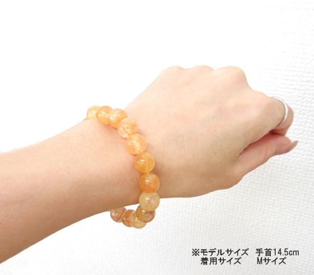アゾゼオ ヒマラヤレッドゴールドアゼツライト 10mm ブレスレット H&E