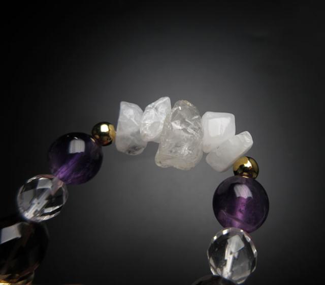 ロシア産 フェナカイト アゾゼオアゼツライト ブレスレット 光の調べ