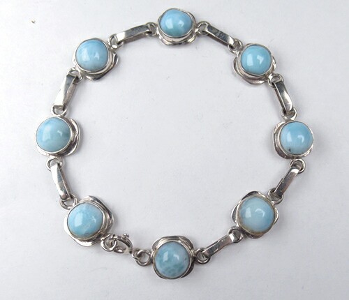 ラリマーブレスレット8mm B1larimar005