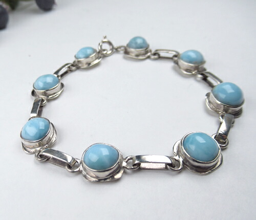 ラリマーブレスレット8mm B1larimar005