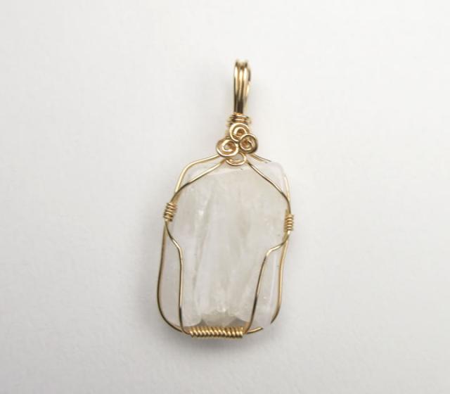 アゾゼオ サウラライトアゼツライト 14KGFペンダント ヘブンアンド