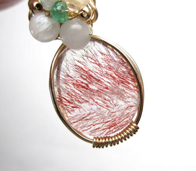 スーパーセブン 6.44ct【Aメロディ証明書付】14KGFペンダント